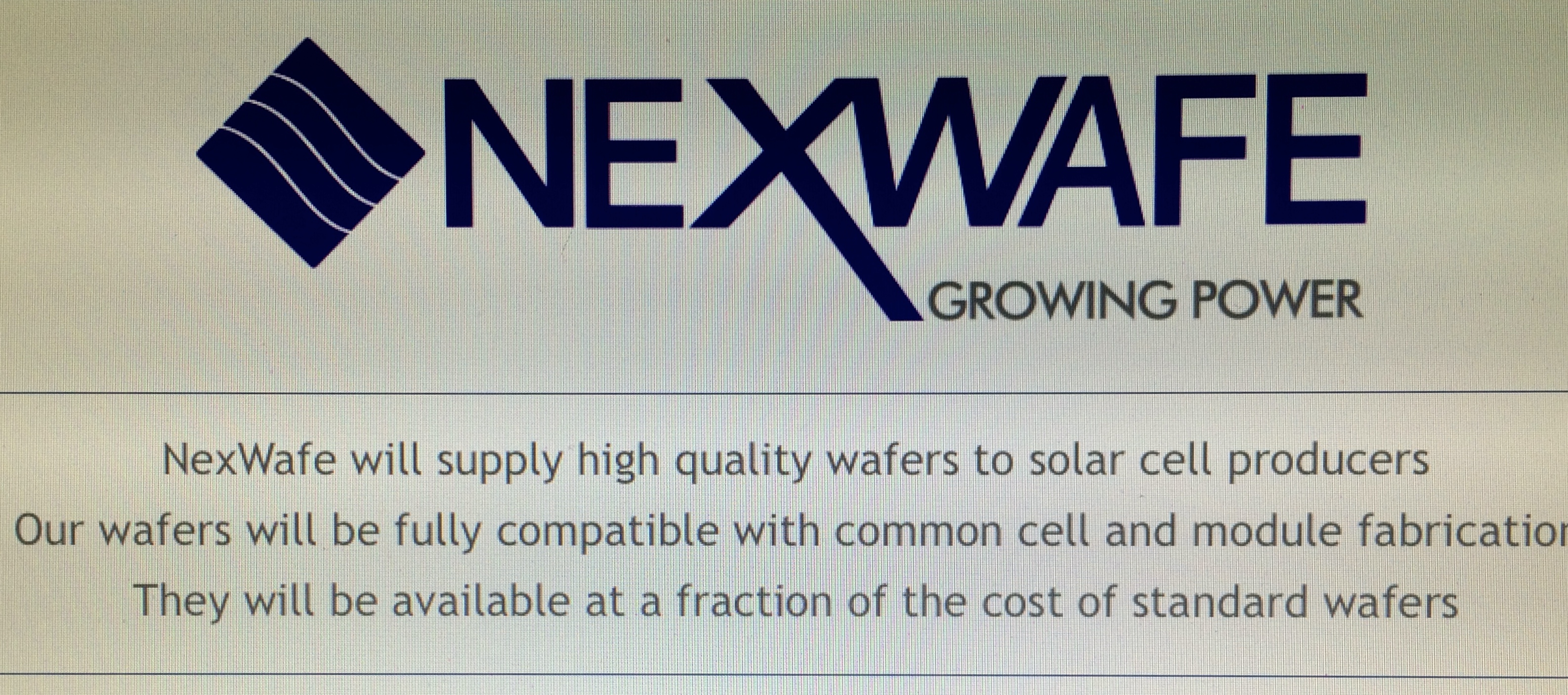 Growing A Wafer From A Wafer