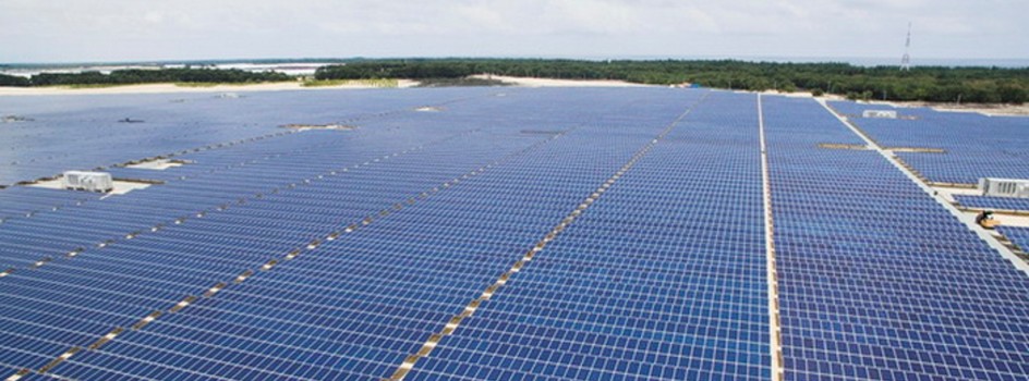 Armed with 145,560 solar panels, the project is expected to generate about 60 million kWh of clean energy annually. (Photo Credit: TTC Group)