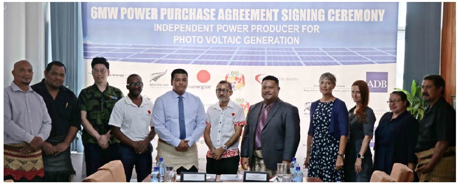 Sunergise Wins 6 MW Tonga Solar Tender