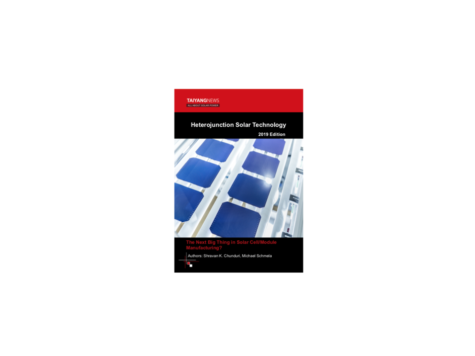 Heterojunction Solar Technology 2019 Report