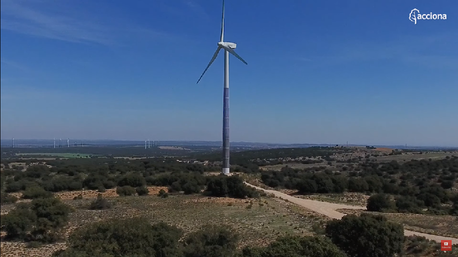 Acciona Gets Solar For Wind Turbine Tower