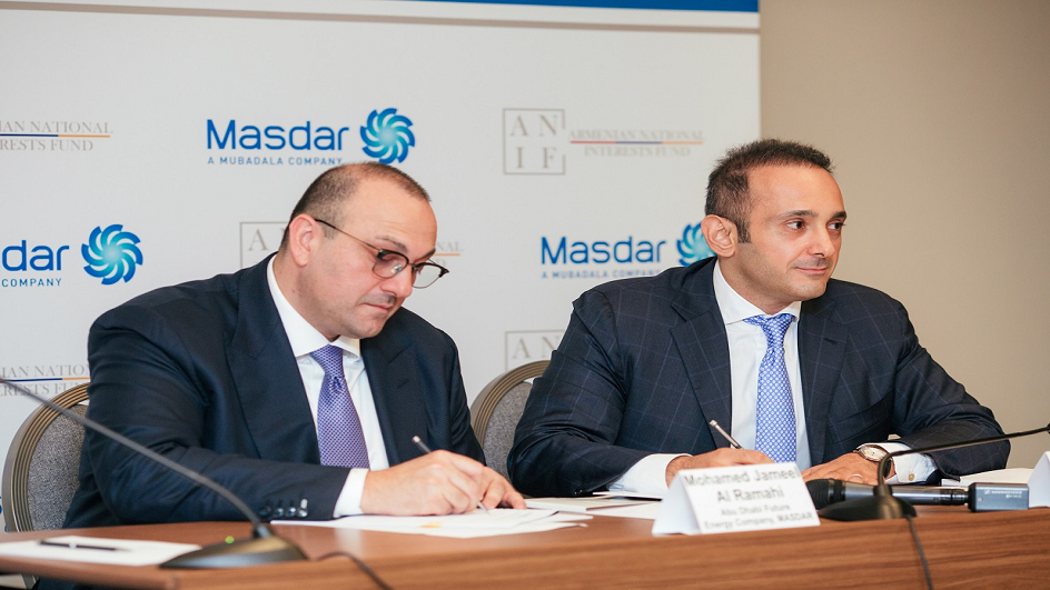 Masdar Heads To Armenia For Wind/Solar Opportunities