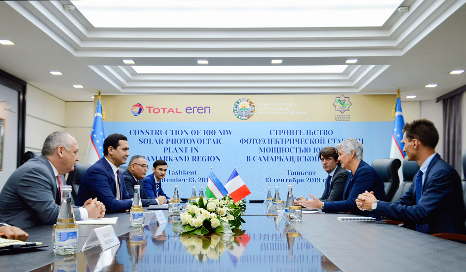 Total Eren To Build 100 MW PV Plant In Uzbekistan