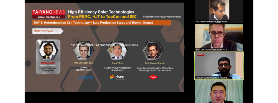 Day 2: TaiyangNews High Efficiency Solar Event