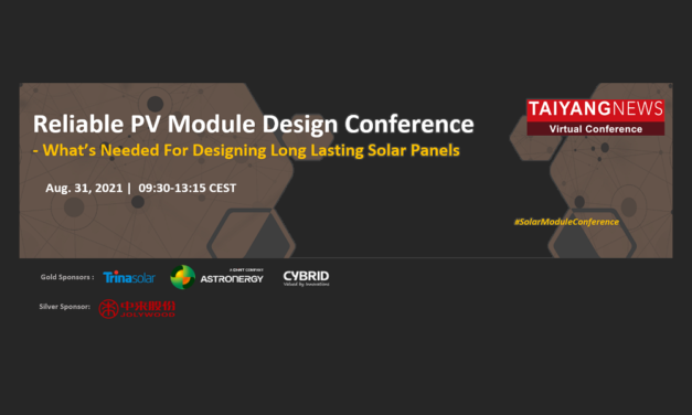 Aug. 31, 2021: Reliable PV Module Design Conference