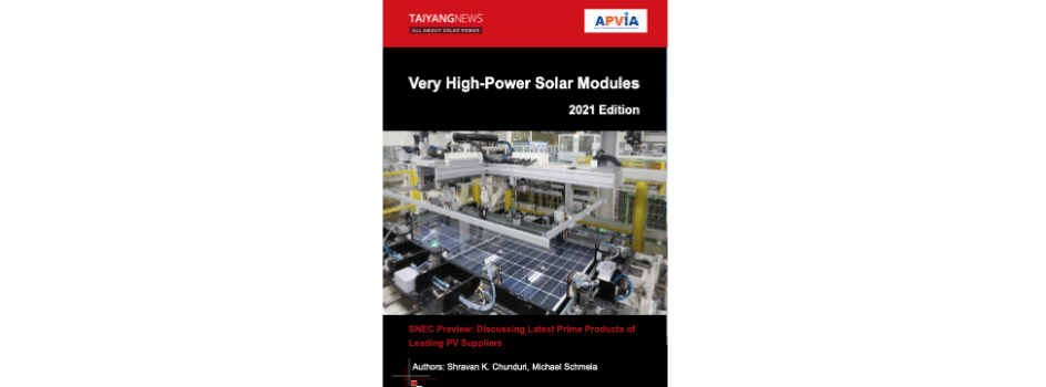 Very High-Power Solar Modules Report 2021