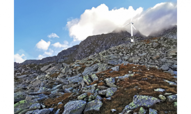 Hybrid Small Wind & Solar System In Swiss Alps