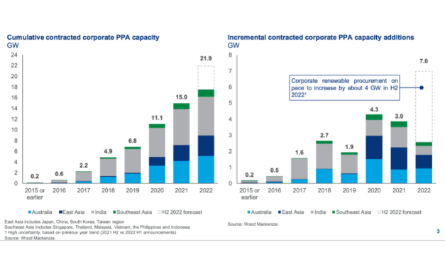 Expect 7 GW Worth Corporate PPAs In Asia Pacific In 2022