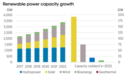 Global Renewable Power Grew By 295 GW In 2022