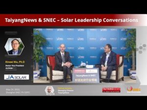 SNEC Exclusive: JA Solar Executive Interview