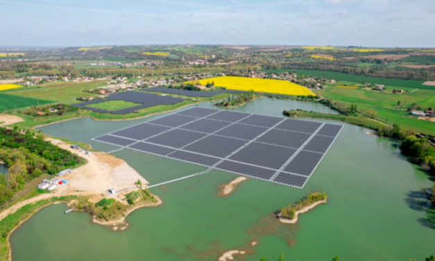 8.7 MW Floating Solar Plant In France