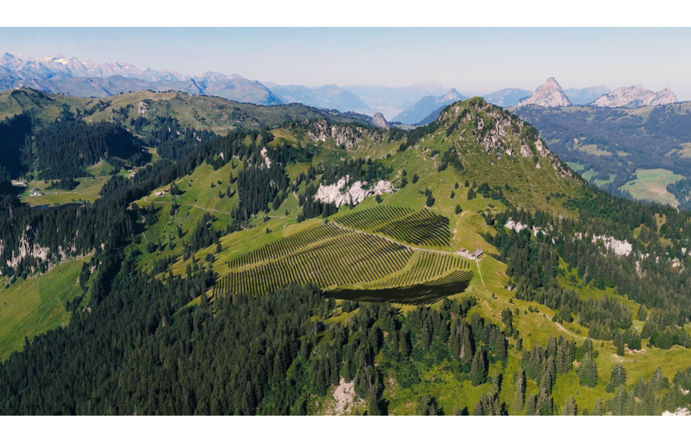 High-Altitude Agrivoltaic Solar Plant In Switzerland