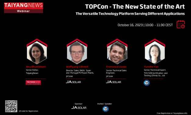 Oct. 16, 2023: TOPCon – The New State of the Art Webinar