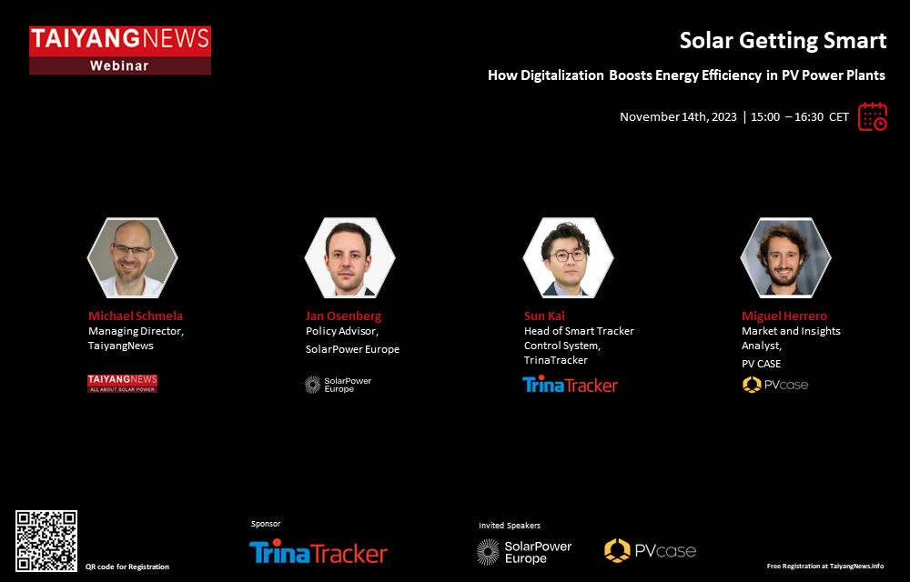Nov.14, 2023: Solar Getting Smart - TaiyangNews
