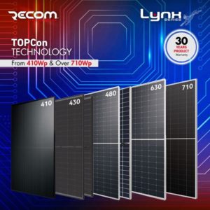 RECOM Technologies Expands TOPCon Module Series