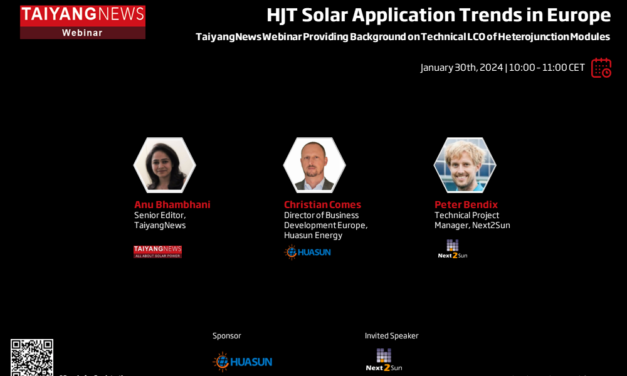 Jan.30, 2024: HJT Solar Application Trends in Europe