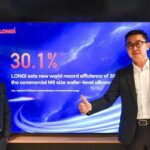 LONGi silicon-perovskite M6-based cell achieves 30.1% efficiency - TaiyangNews China Solar PV News Snippets